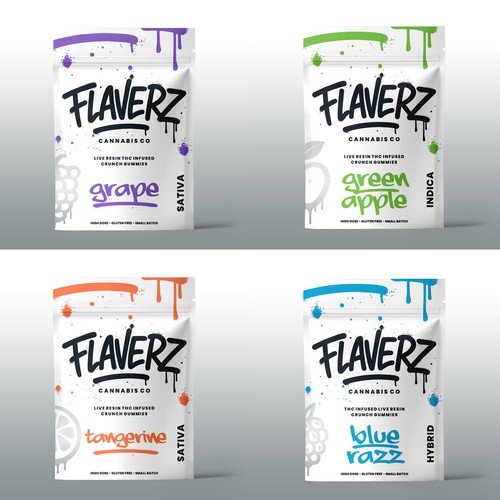 Fruit design with the title 'Flaverz'