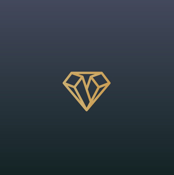 Luxury design logo with the title 'Abstract Real Estate Brandmark'