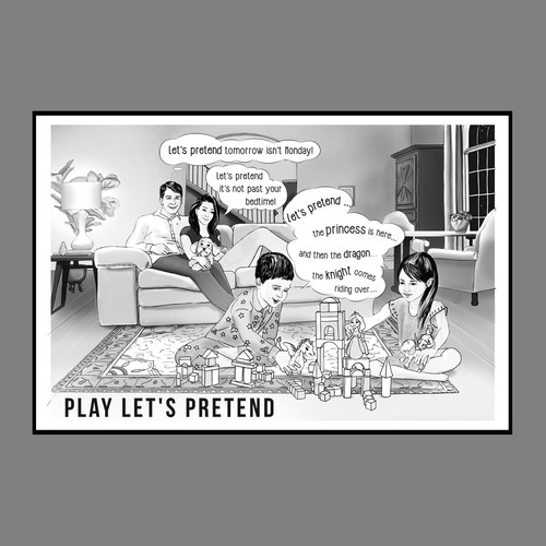 Love artwork with the title 'Family illustration'