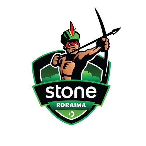 Stone logo with the title 'LOGO STONE - Indigena'