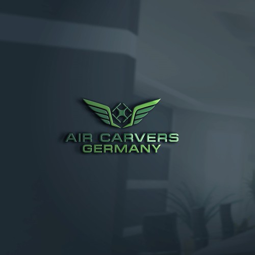 Racing team logo with the title 'Logo concept for drone racing team'