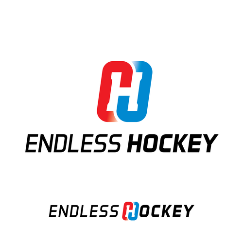 Hockey logo with the title 'Logo contest winner'