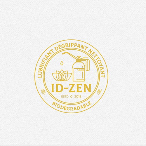 Bio design with the title 'Logo idea for a bio oil cleaning product.'