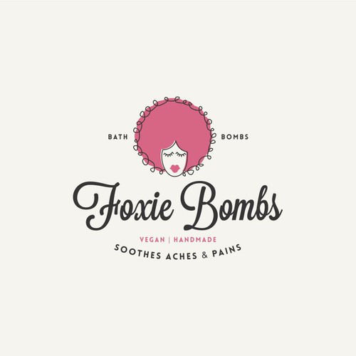 Soap logo with the title 'Vintage logo for bath bombs'