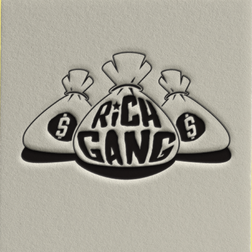 Trademark design with the title 'Rich Gang Logo'