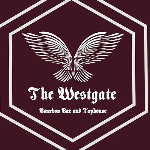 20s design with the title 'Logo concept for a bourbon bar'