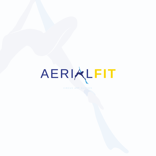 Circus logo with the title 'Circus school logo'