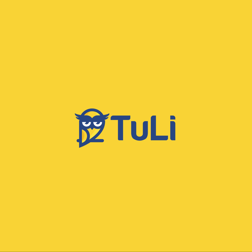 Owl logo with the title 'Tuli logo'