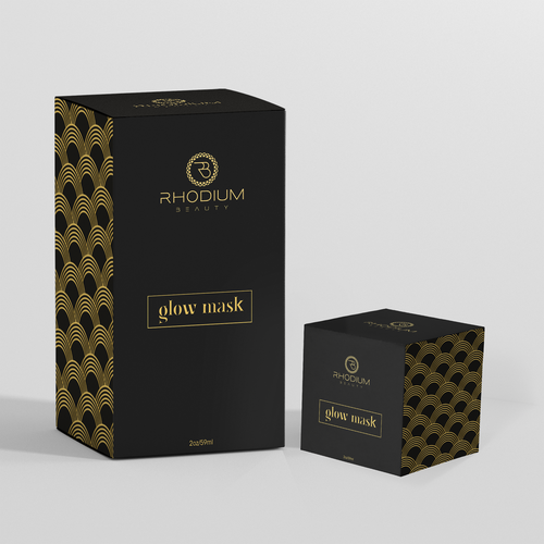 Pattern packaging with the title 'Box Design For Beauty Product'