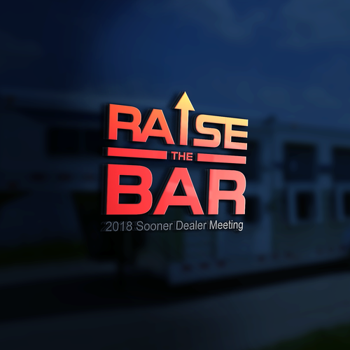 Creative design logo with the title 'Raise the Bar'