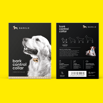 Dog bark collar box