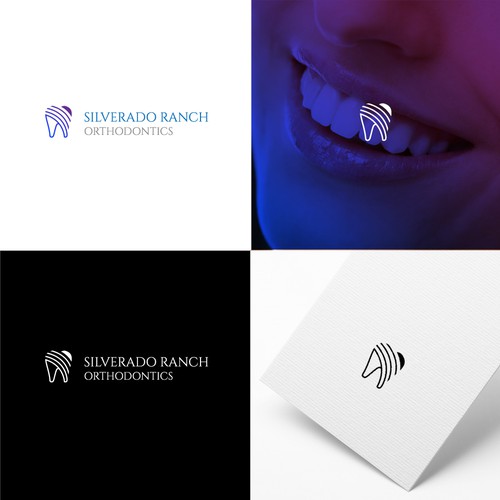 Appealing design with the title 'Silverado Ranch Orthodontics'