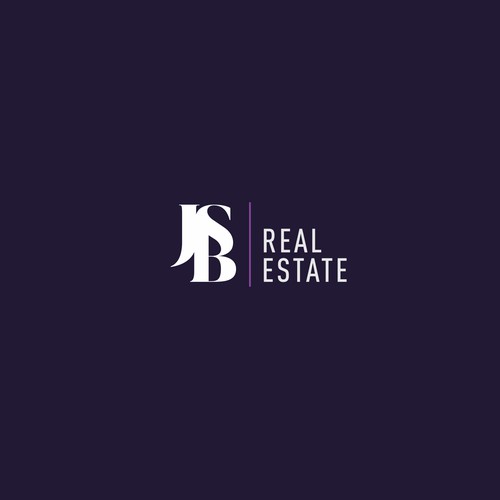 Fusion logo with the title 'Logo design for a real estate company'