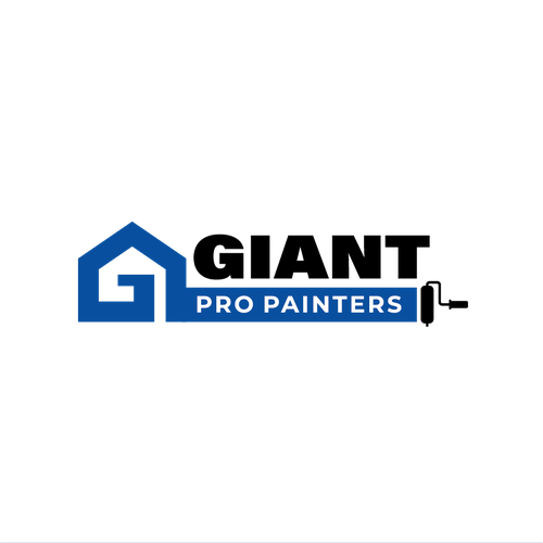 Painter logo with the title 'Logo concept for Giant Pro Painters'