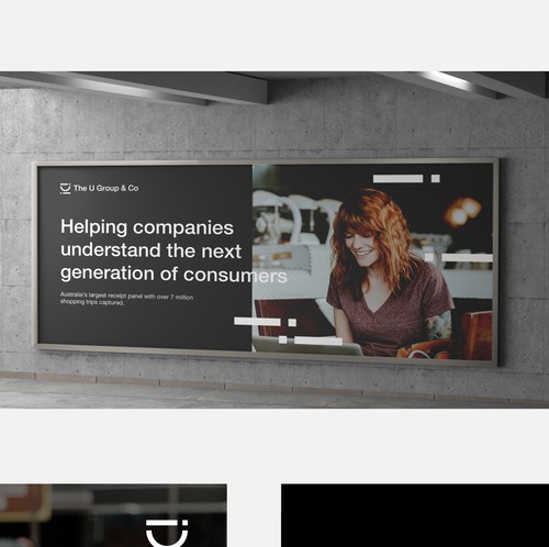 Shopping design with the title 'The U Group & Co'