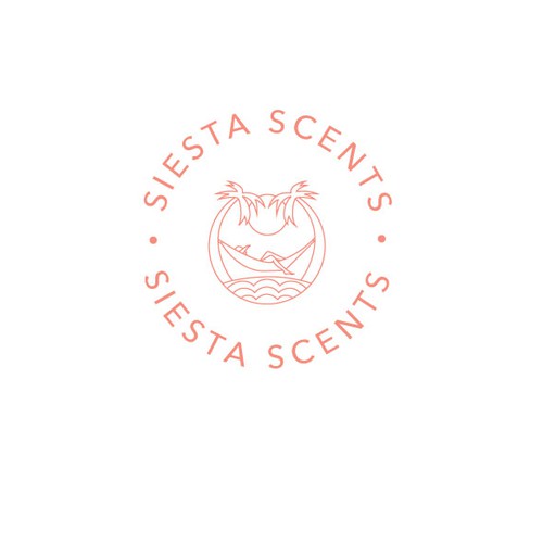 Candle logo with the title 'line art logo'