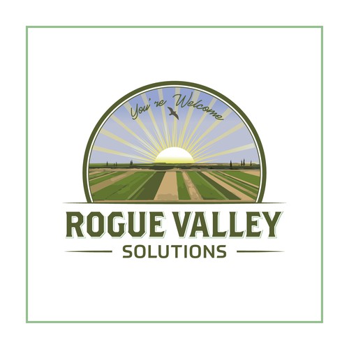 Valley design with the title 'Rogue Valley Solutions'