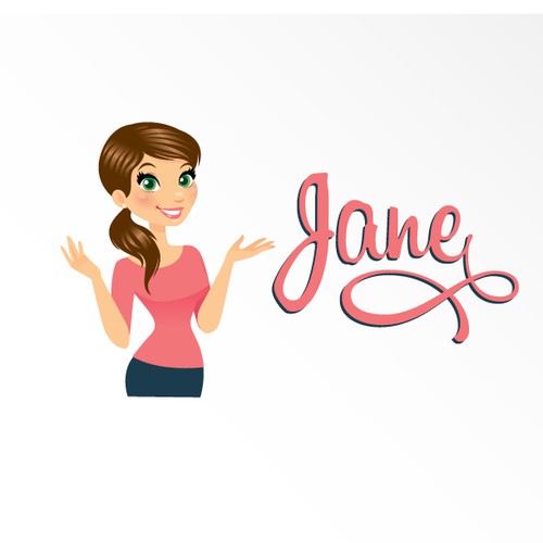 Site design with the title 'Logo for Jane news site'