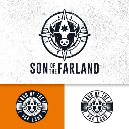 Distressed logo with the title 'Son of the Fard Land'