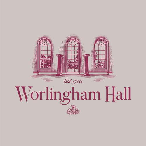 Airbnb design with the title 'eclectic logo for unique countryside estate'