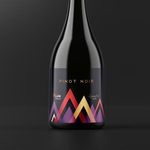 Wine bottle label with the title 'Wine Label'