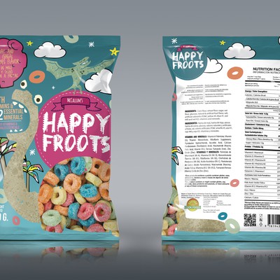 Design for Happy Froots Cereal