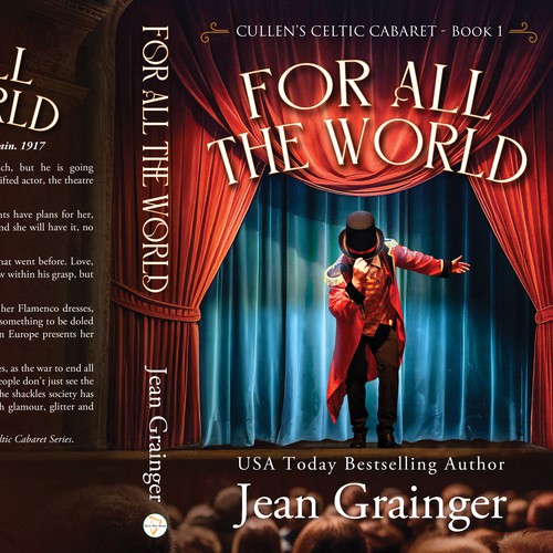 Theater design with the title 'For All the World'