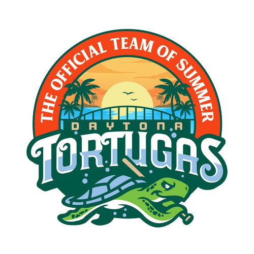 Florida design with the title 'DAYTONA TORTUGAS'