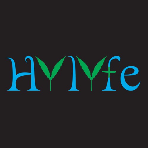 Keyboard logo with the title 'Logo concept for Cannabis Medication'