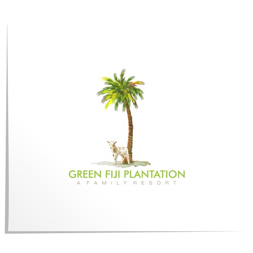 Coco logo with the title 'Artistic logo for Resort'