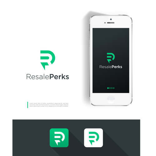 Ecommerce logo with the title 'Logo for Resale Perks'
