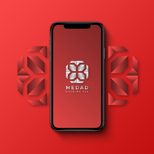 Estate brand with the title 'MEDAD HOLDING LLC - Logo Design'