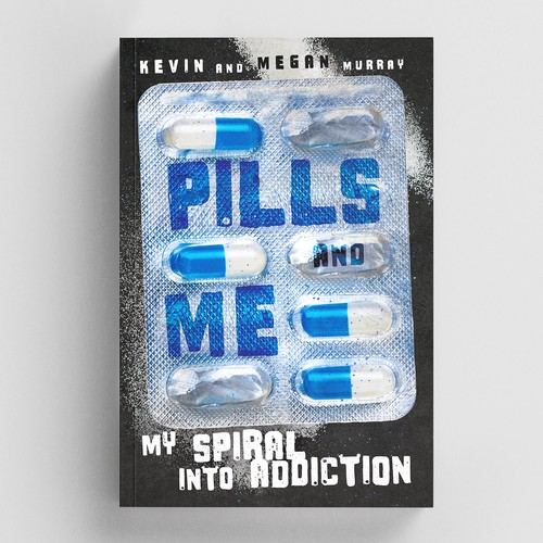 Black book cover with the title 'Pills and Me'