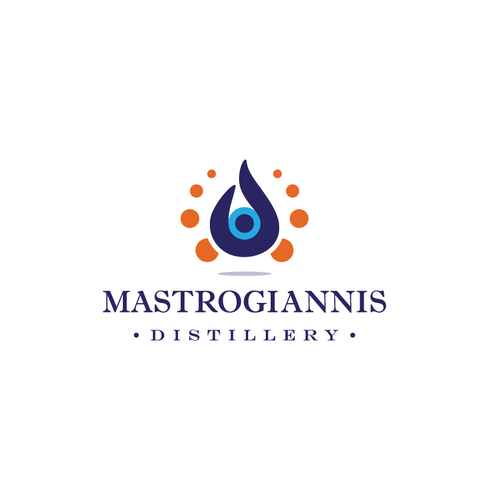 Distillery logo with the title 'Mastrogiannis Distillery '