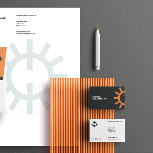 Sun brand with the title 'Heister Solartechnik'