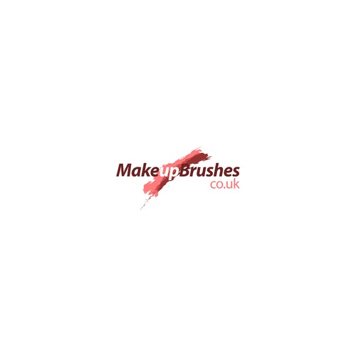 Makeup logo with the title 'Make Up Brushes'
