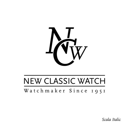 Composition design with the title 'Logo Concept for Watch manufracture'