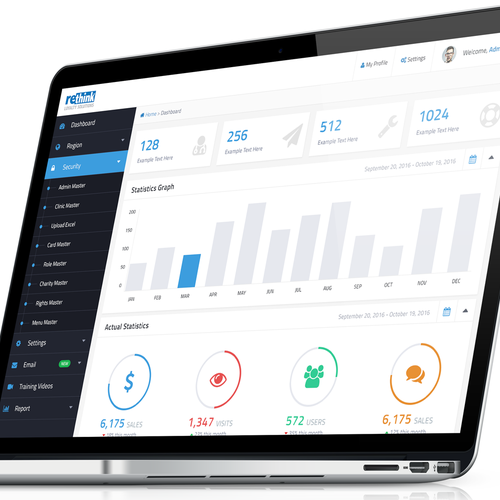 Red design with the title 'Design for Rethink Loyalty Solutions'