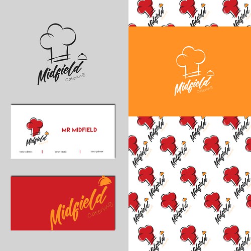 Stadium logo with the title 'midfiel'