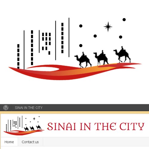 Camel logo with the title 'elegant logo for support group'