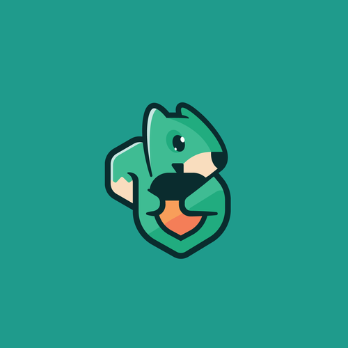 Gaming design with the title 'The Collectible Squirrel'