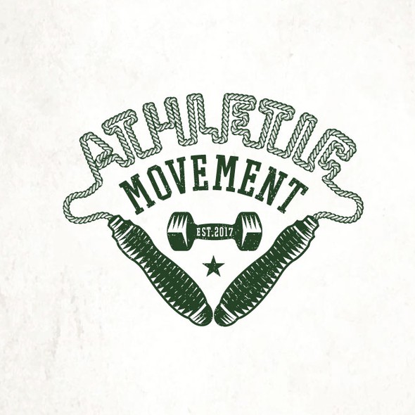 Jumping logo with the title 'Athletic Movement '