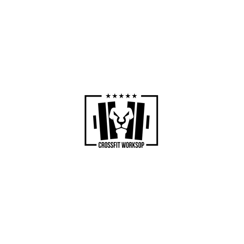 Barbell logo with the title 'CrossFit Worksop'