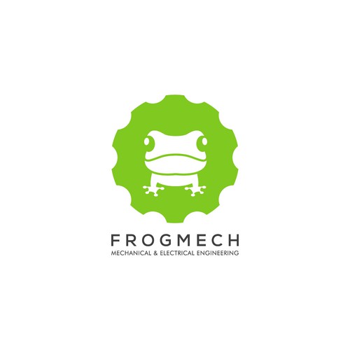 Frog brand with the title 'frogmech logo'