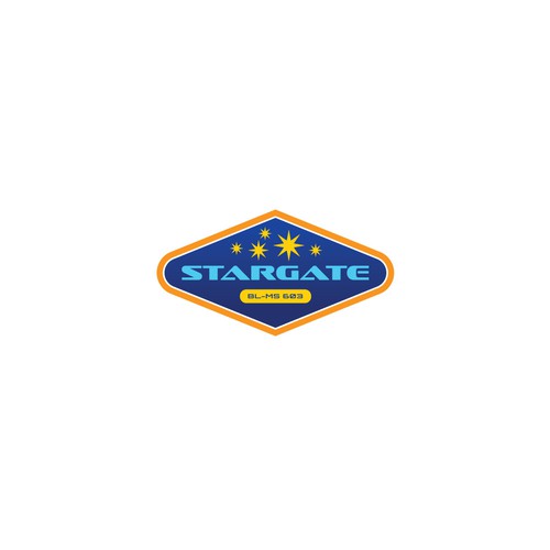 Sci-fi logo with the title 'Concept for Stargate Amateur Radio Club'
