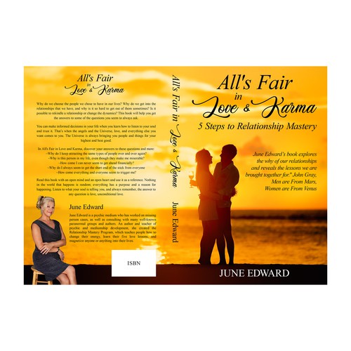 Relationship book cover with the title 'Book Cover Design'