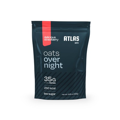 Modern Minimalist Overnight Oats Packaging Design