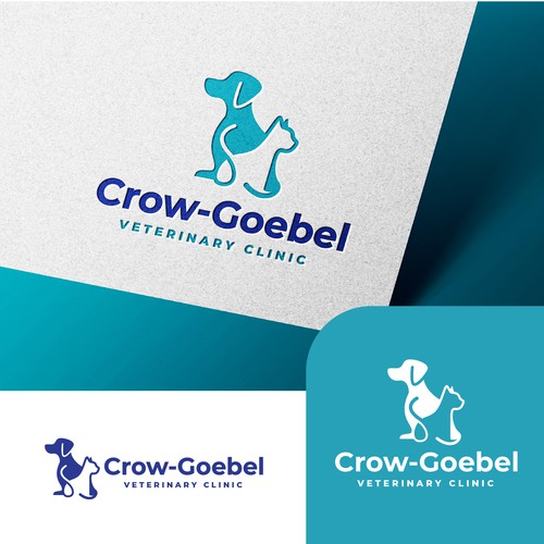 Veterinary logo with the title 'Veterinary Logo Design'