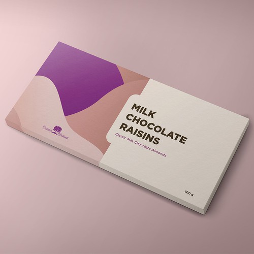 Chocolate packaging with the title 'Simple Modern Chocolate Packaging'