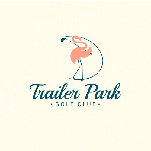 Flamingo logo with the title 'The Flamingo Golf'